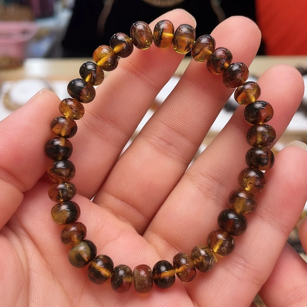 裸石琥珀未镶嵌七