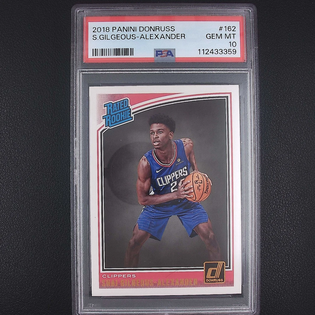 SGA亚历山大 无编 DONRUSS 帕尼尼NBA国宝手提签字球星卡