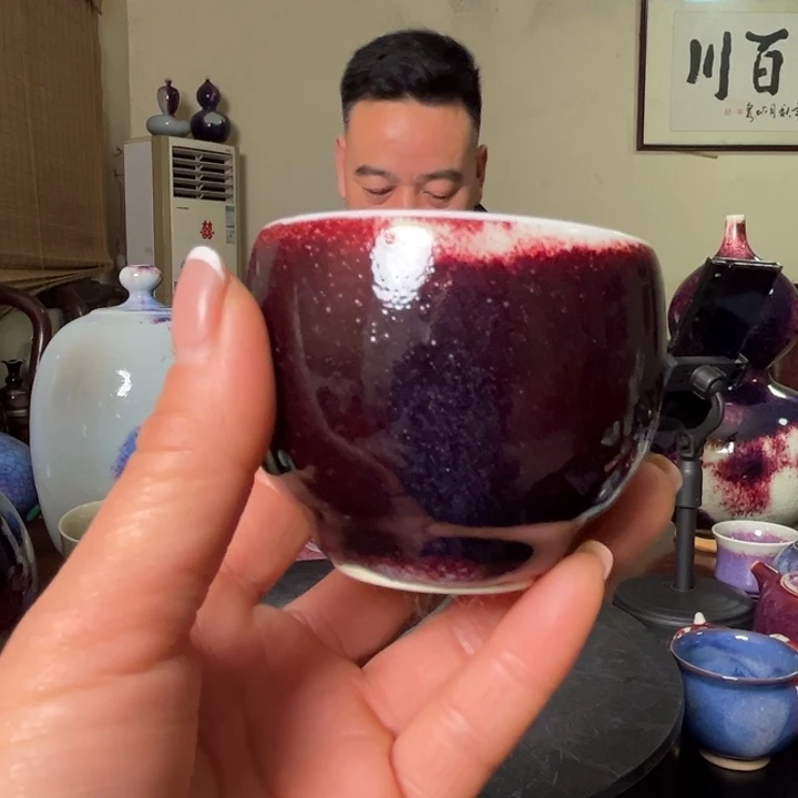 瓷片牛家钧窑牛自恒老师钧瓷
