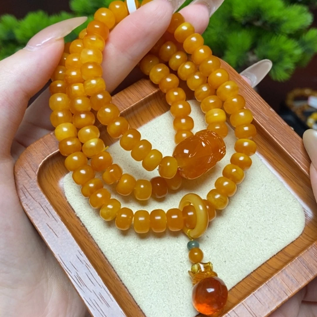 【闪购商品】未镶嵌蜜蜡手链手串