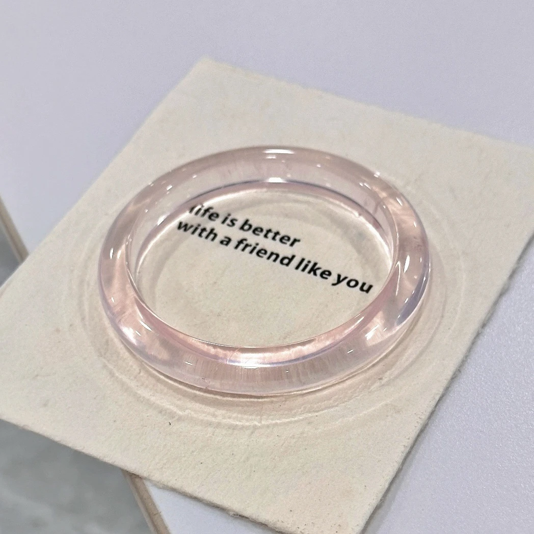 天然粉水晶手镯冰种粉色玉镯子招桃花玛瑙玉髓手镯正圈气质珠宝女