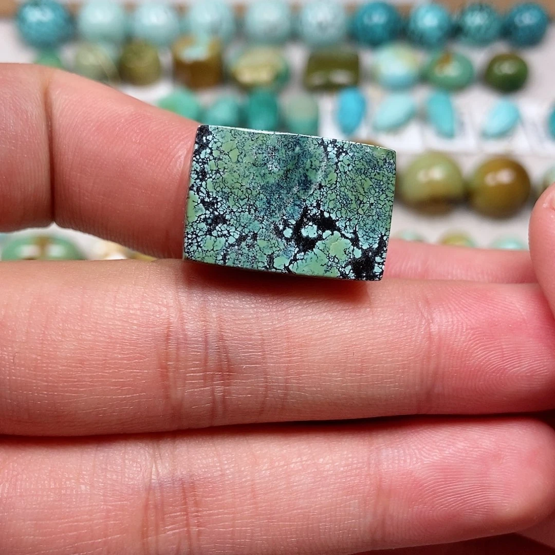 未镶嵌绿松石珠宝半成品