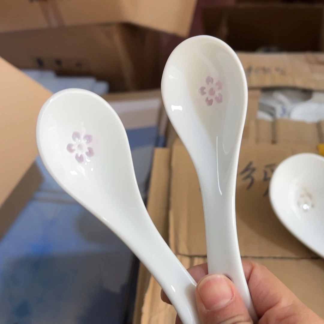 瓷碗景德镇陶瓷两只微瑕