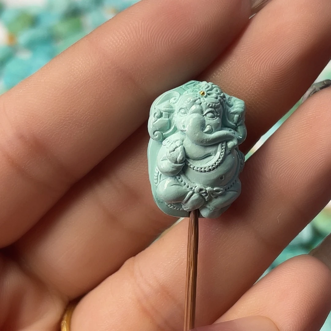 绿松石未镶嵌吊坠(不含链)