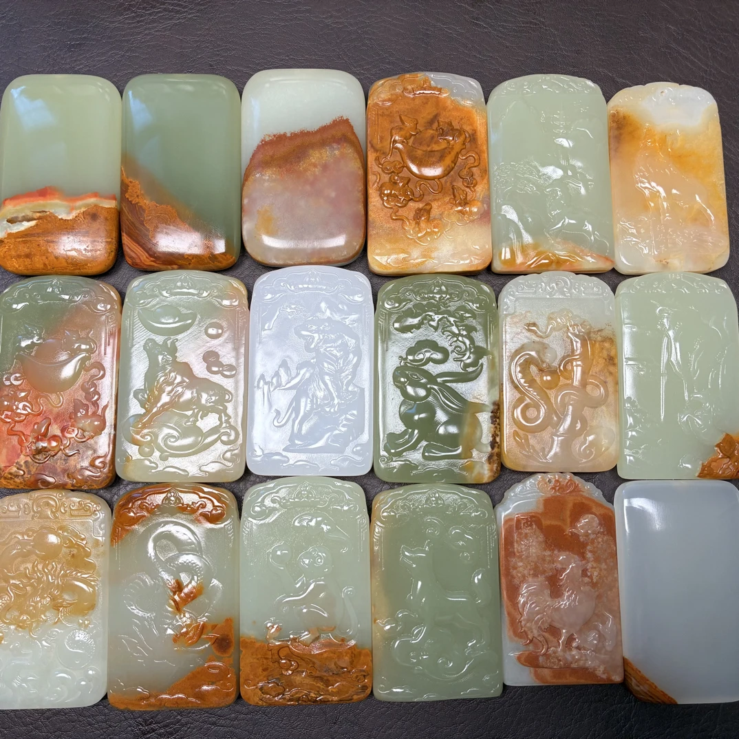 新疆戈壁三彩石 昆仑料 方解石 盆景石（一物一拍 直播间为准）