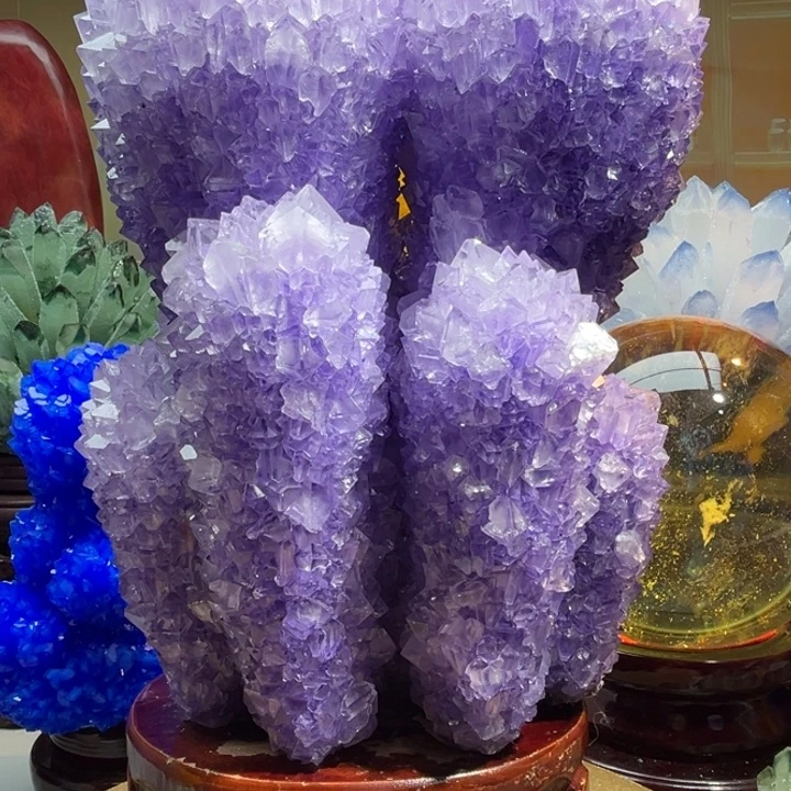 星***罗石材摆件 紫气东来