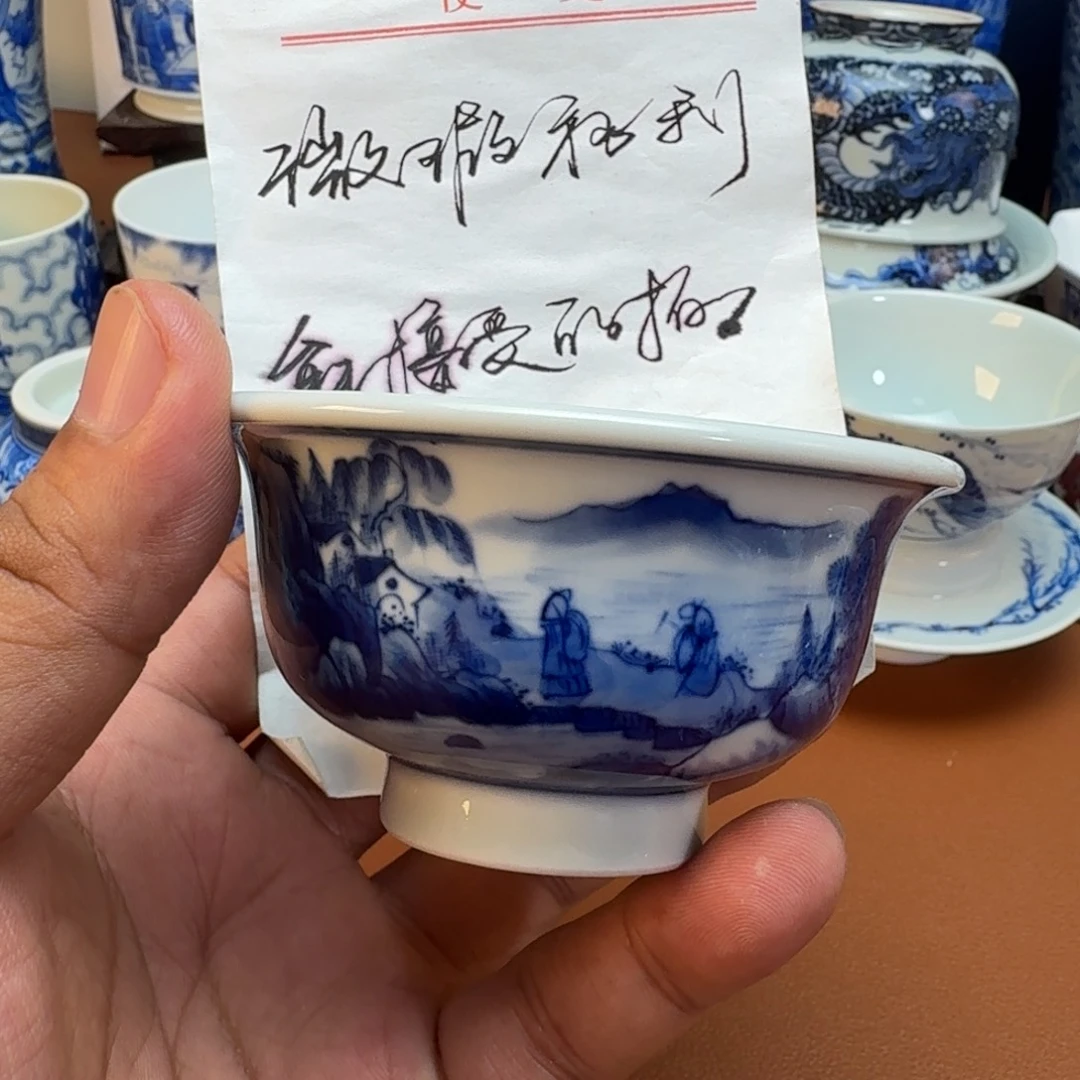 杯子景德镇全手工手绘陶瓷