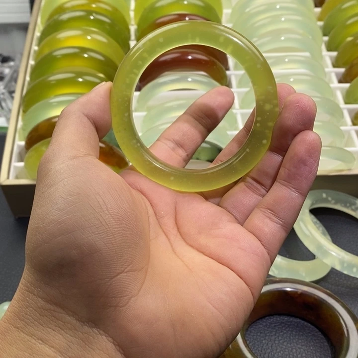 蛇纹石玉合金手镯58