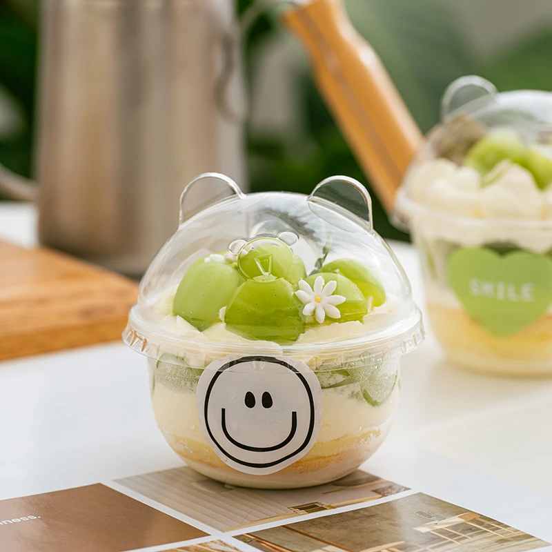 250/360ml甜品杯一次性杯子千层水果蛋糕打包波波杯隔水炖耐高温