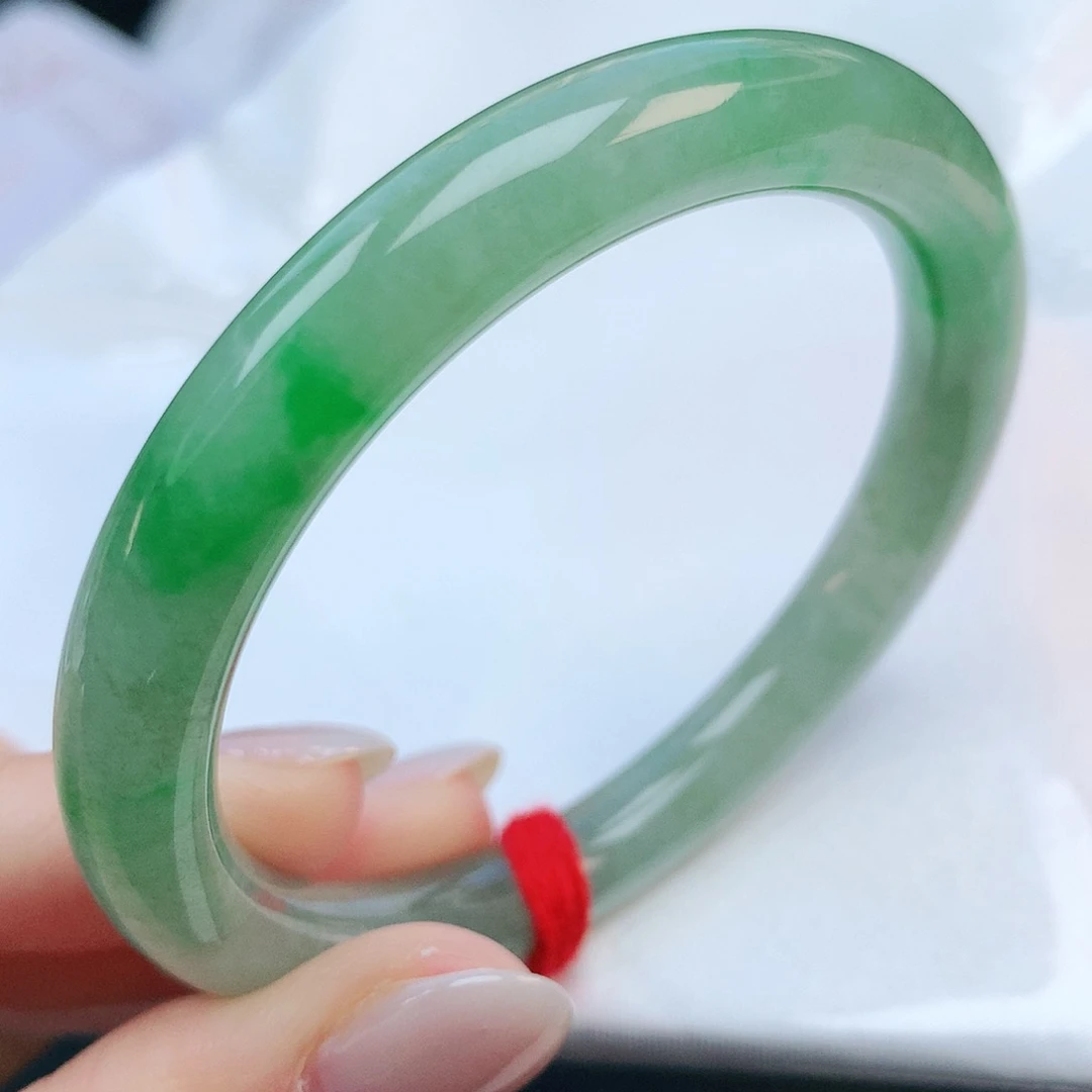 未镶嵌手镯翡翠52圆条882578