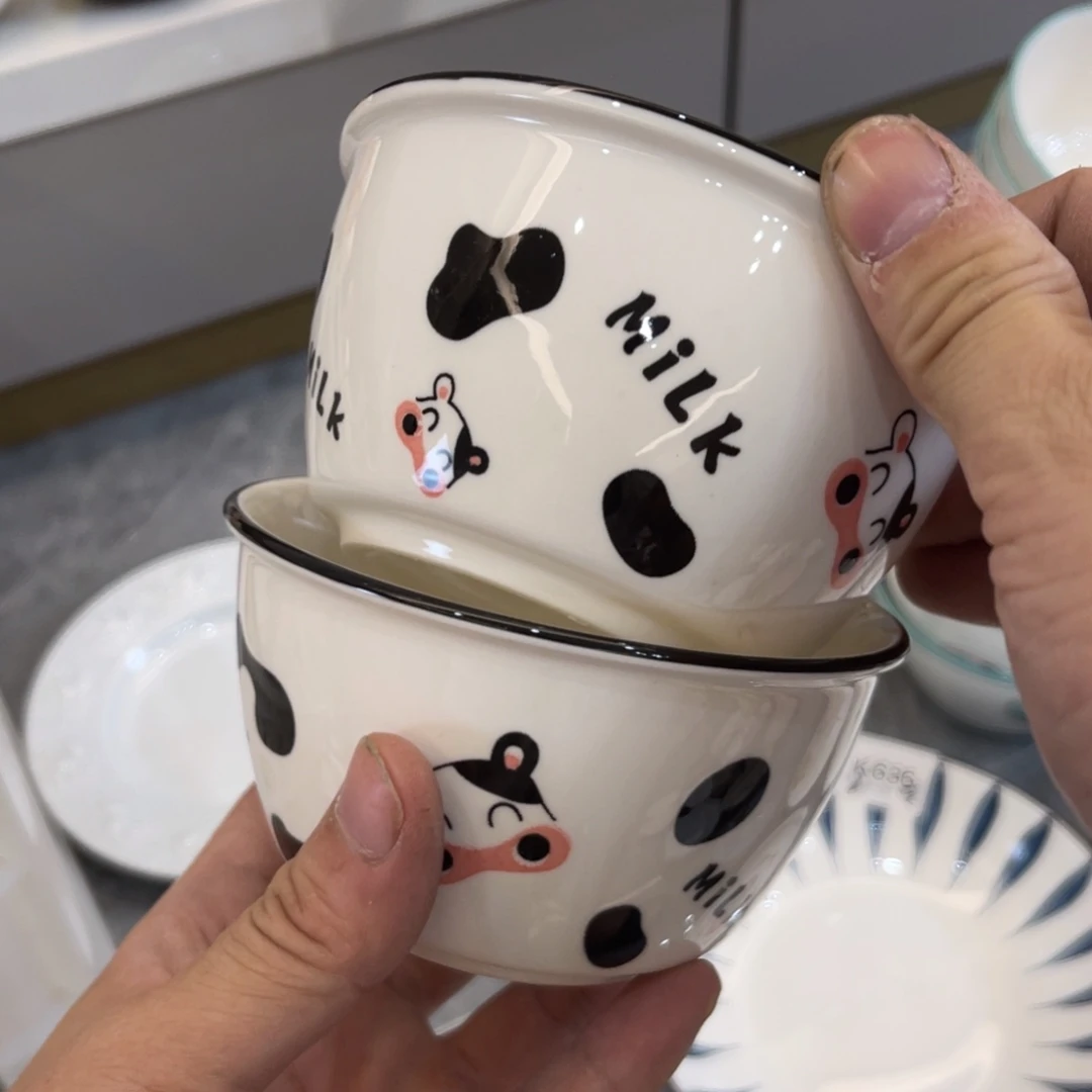 陶瓷微瑕餐具介意勿拍，满18飞！