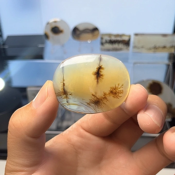 玛瑙/玉髓未镶嵌吊坠(不含链)