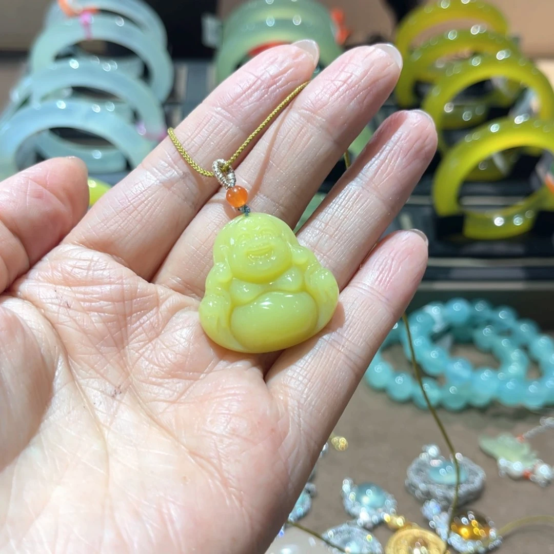 岫玉手镯未镶嵌手镯