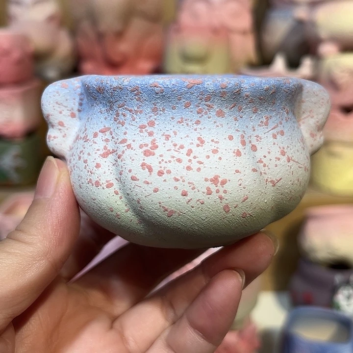 麦饭石多肉植物花盆5.5 X4