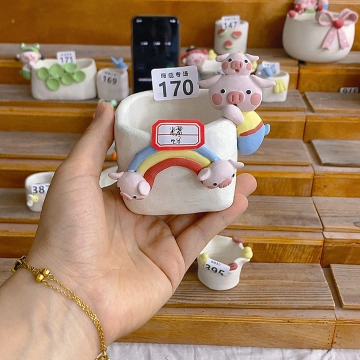 【闪购商品】卡通手工制作过程糯**?