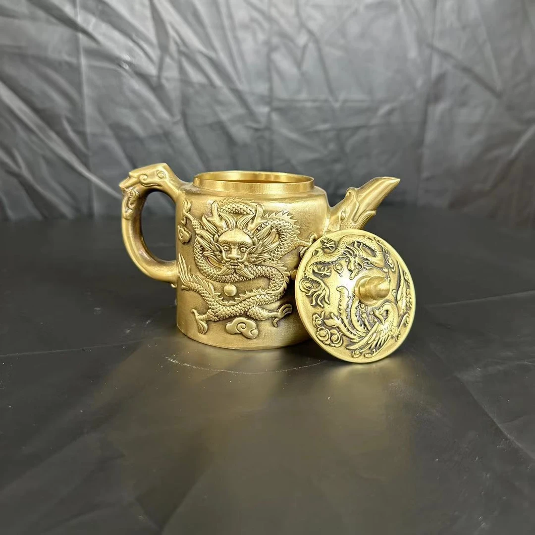 ATTDZ-高龙凤茶壶/高9厘米宽14厘米仅有一件