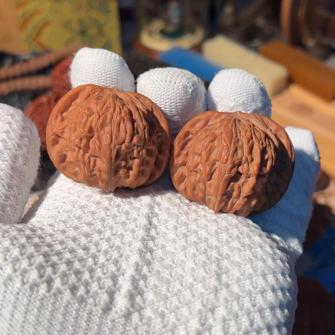 把件文玩核桃全品对歪磨盘40