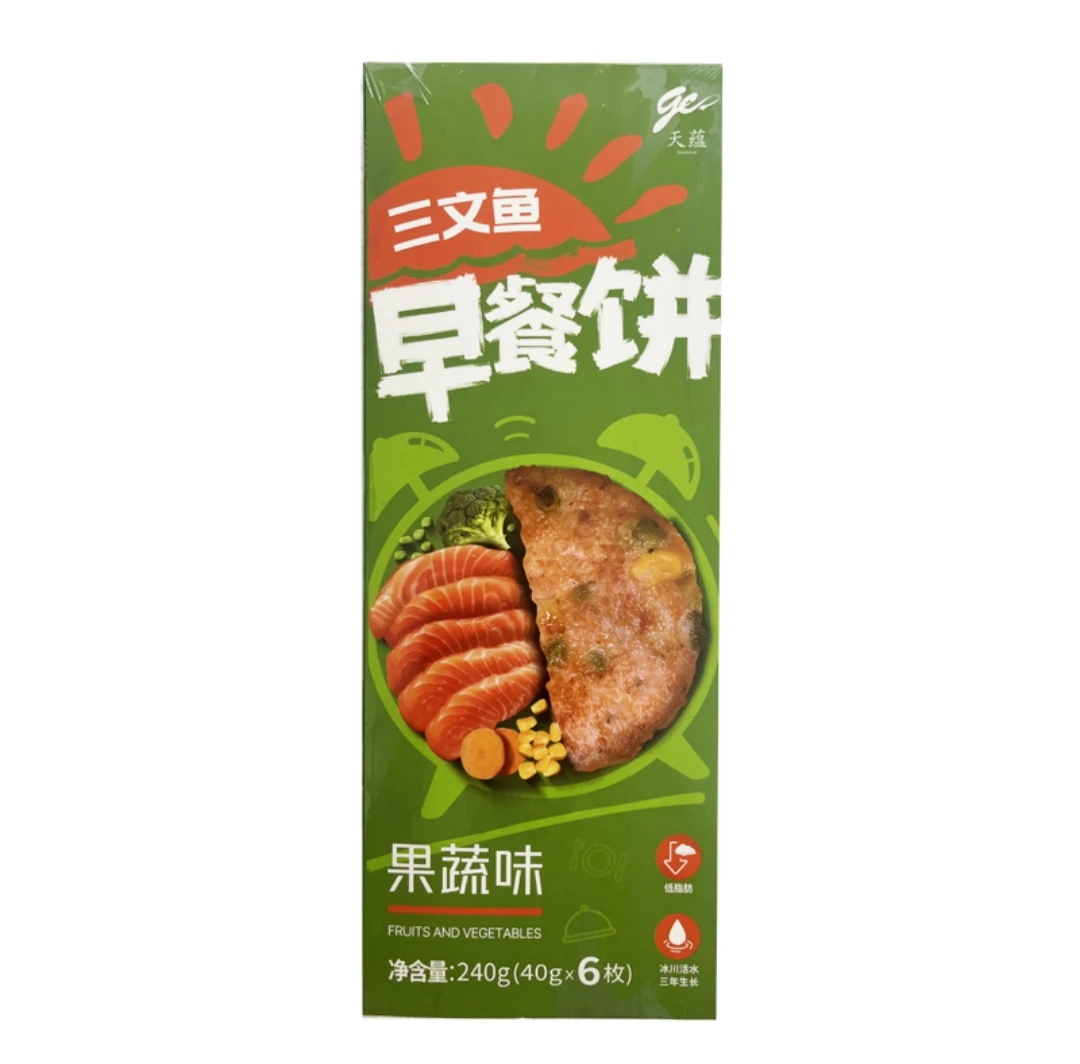 【新疆风味】三文鱼早餐饼(果蔬味240g)