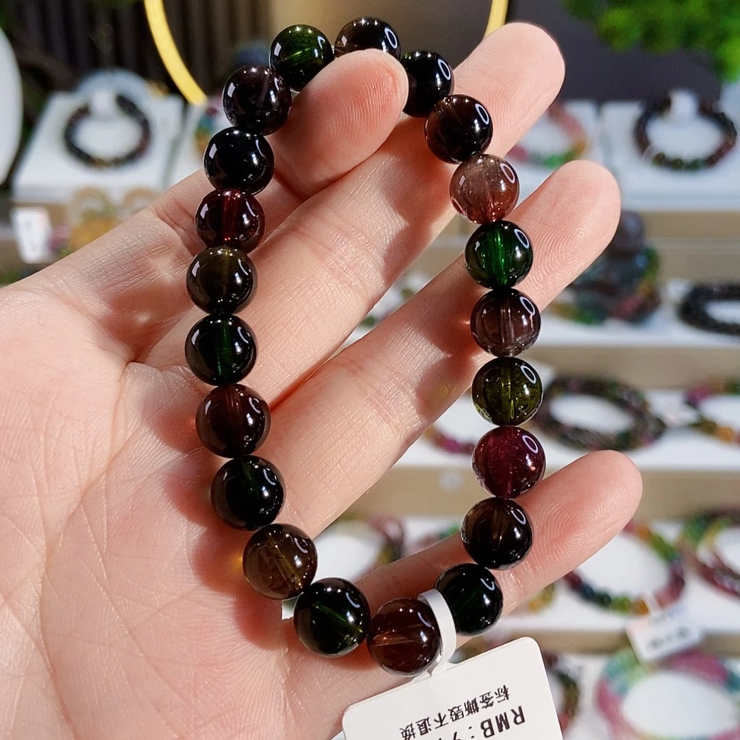 手链未镶嵌碧玺G2179素圈颜色微差