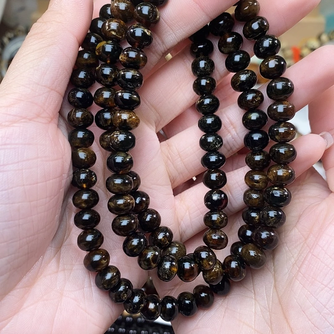 无***声琥珀未镶嵌手链8➕