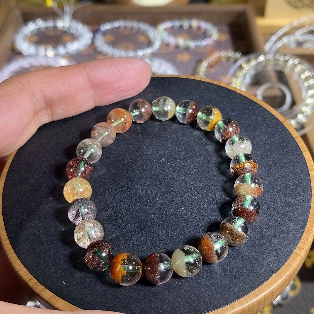 未镶嵌手链水晶四季幽灵8.5mm