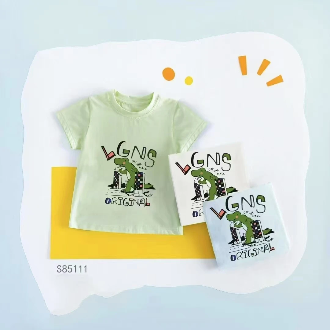 恐龙城市夏款短袖半袖T恤衫