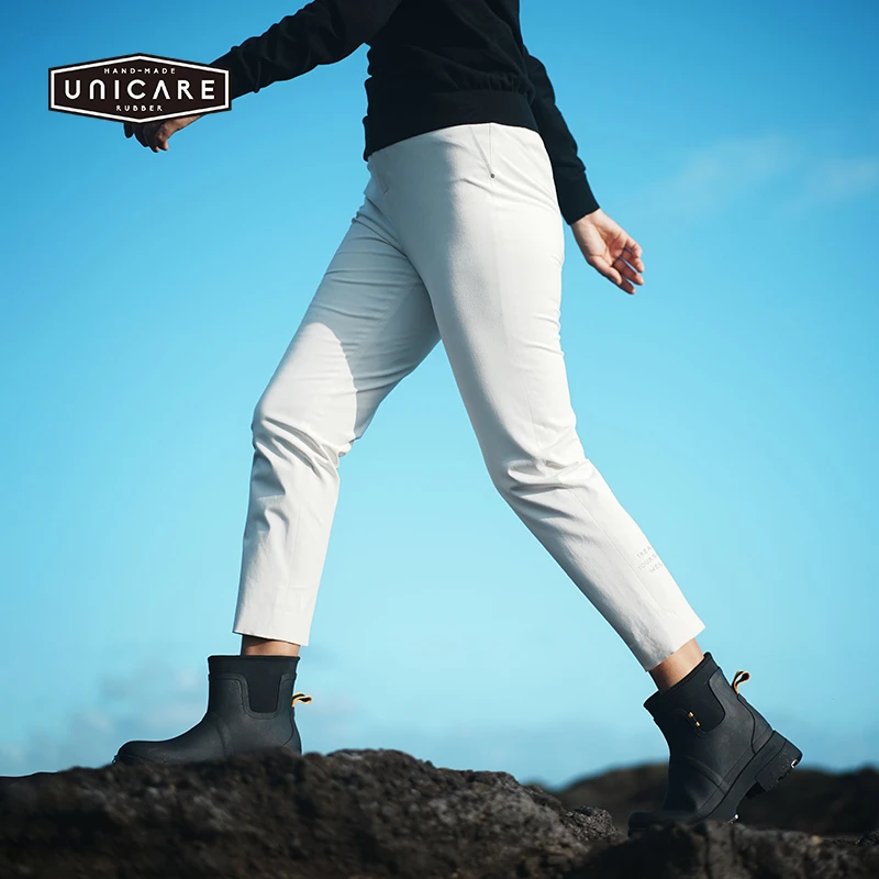 UNICARE春夏运动户外休闲长裤女款 徒步登山弹力速干七分裤2025