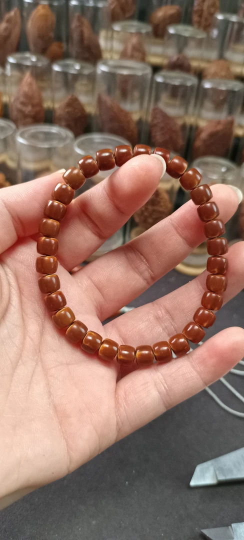 橄榄核雕0.7尺寸核尖手串