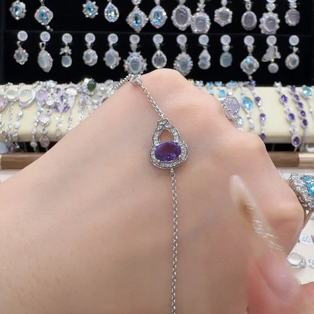 托帕石银S925镶嵌戒指