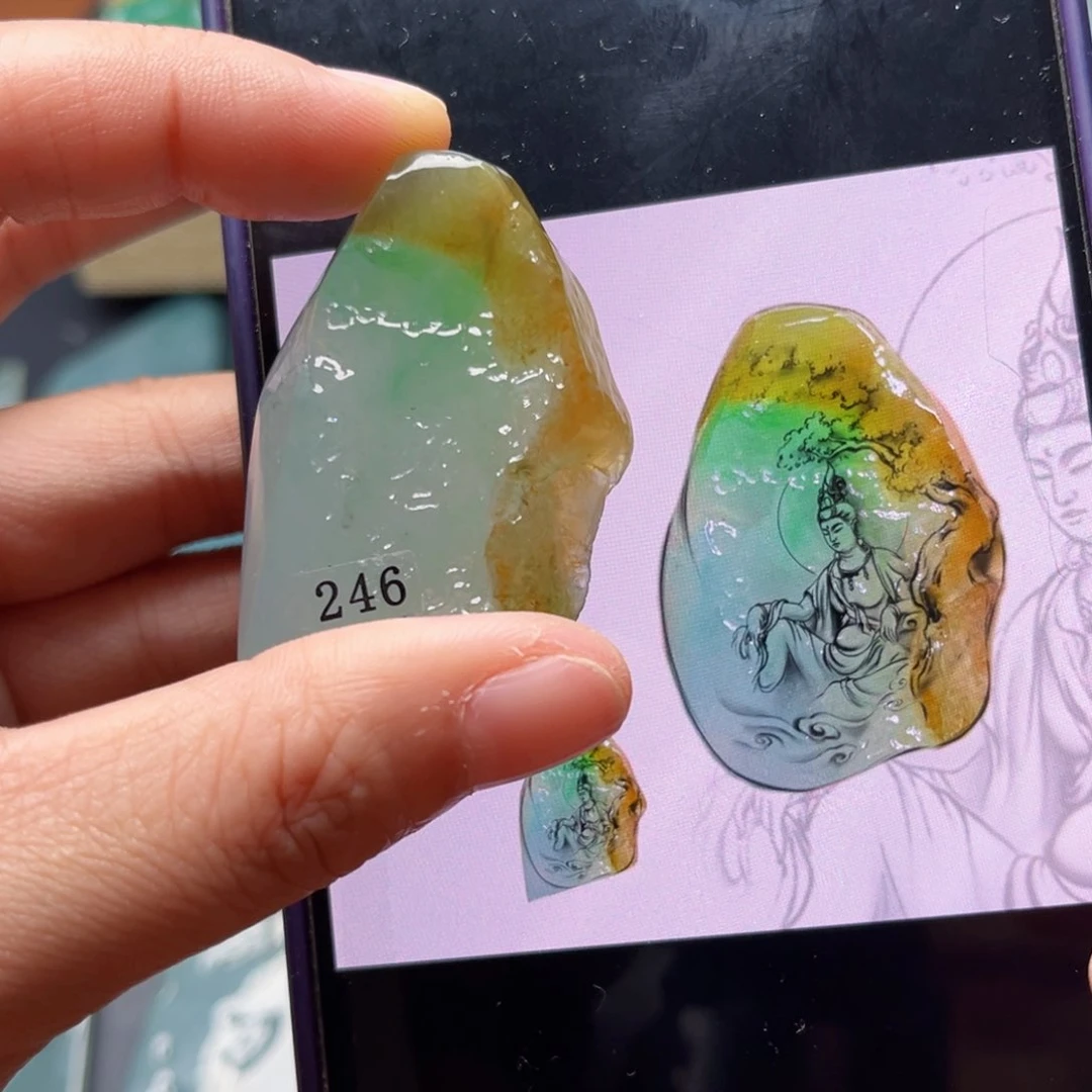 定制翡翠未镶嵌翡翠首饰