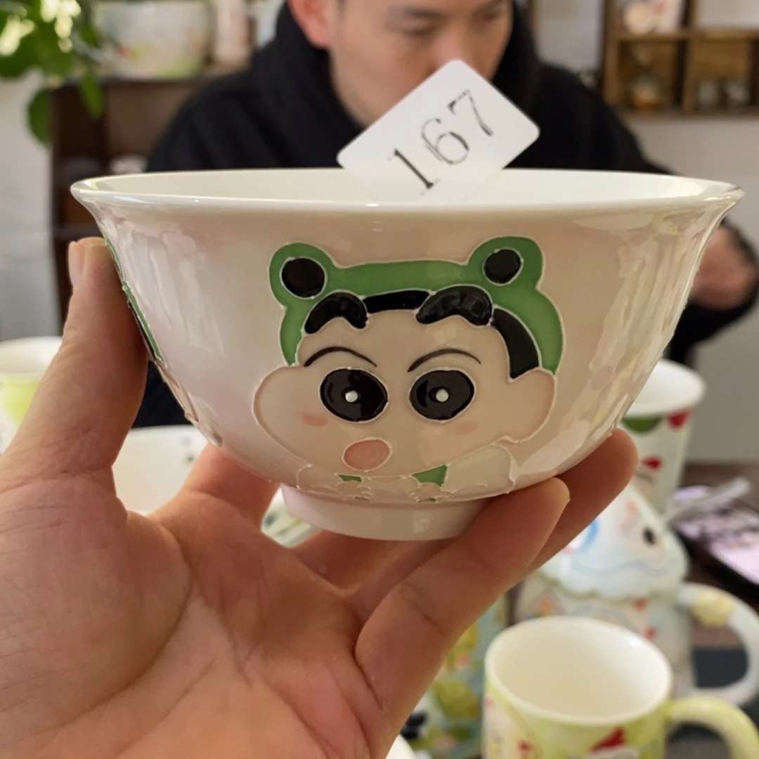 瓷片景德镇釉下彩手绘