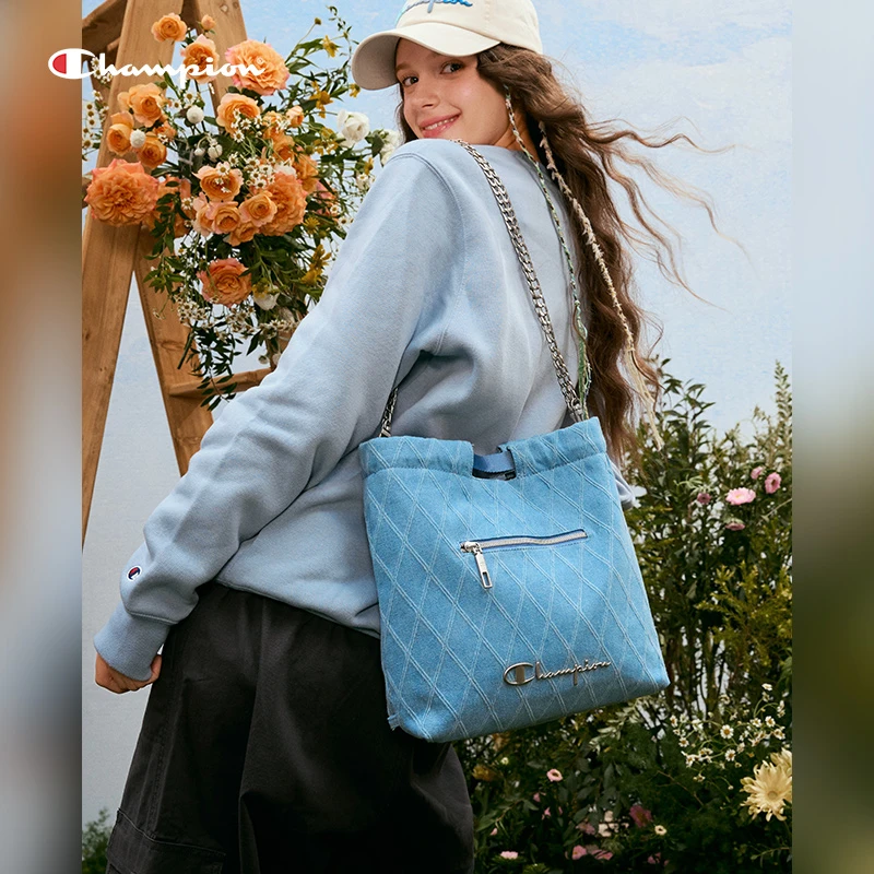 Champion冬季新款设计感日系韩版双肩包女通勤时尚手提包25SSP09
