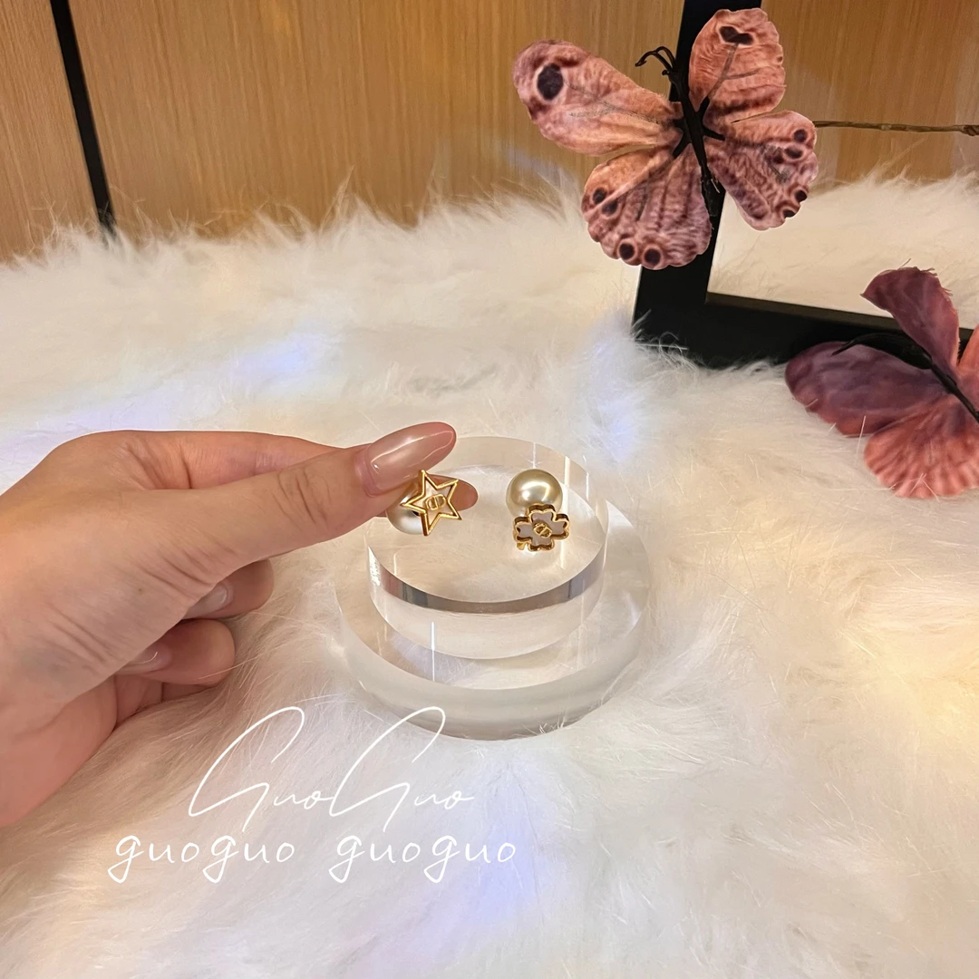 铜合金耳饰 【MOMO】简约少女AB款耳环