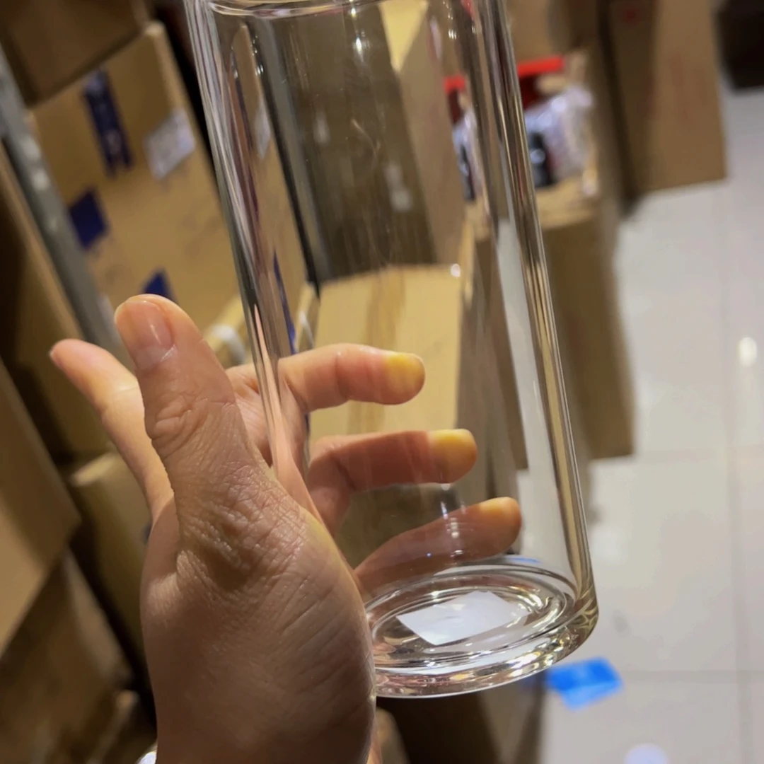 希9913单层烫手玻璃杯445ml玻璃杯