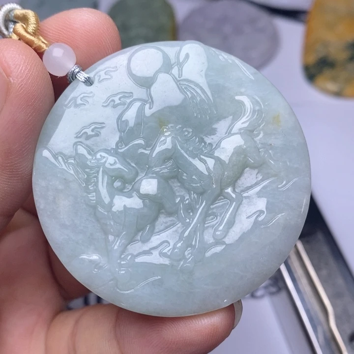颈饰未镶嵌翡翠翡翠