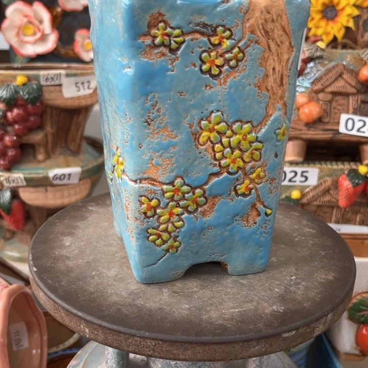 紫砂花盆粗陶材质多肉花盆