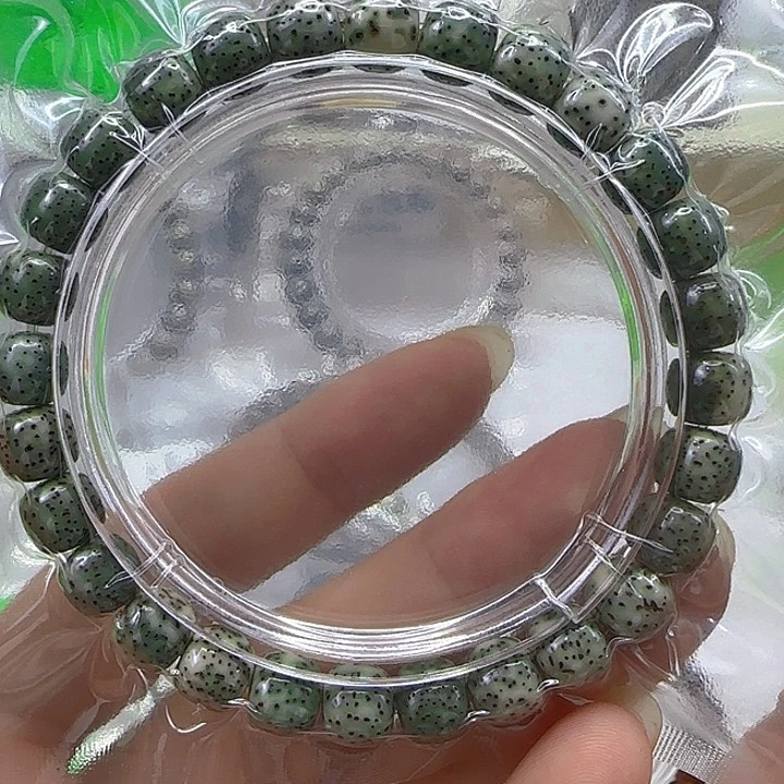 星月菩提手串63傲世绿河豚星月菩提87桶单圈