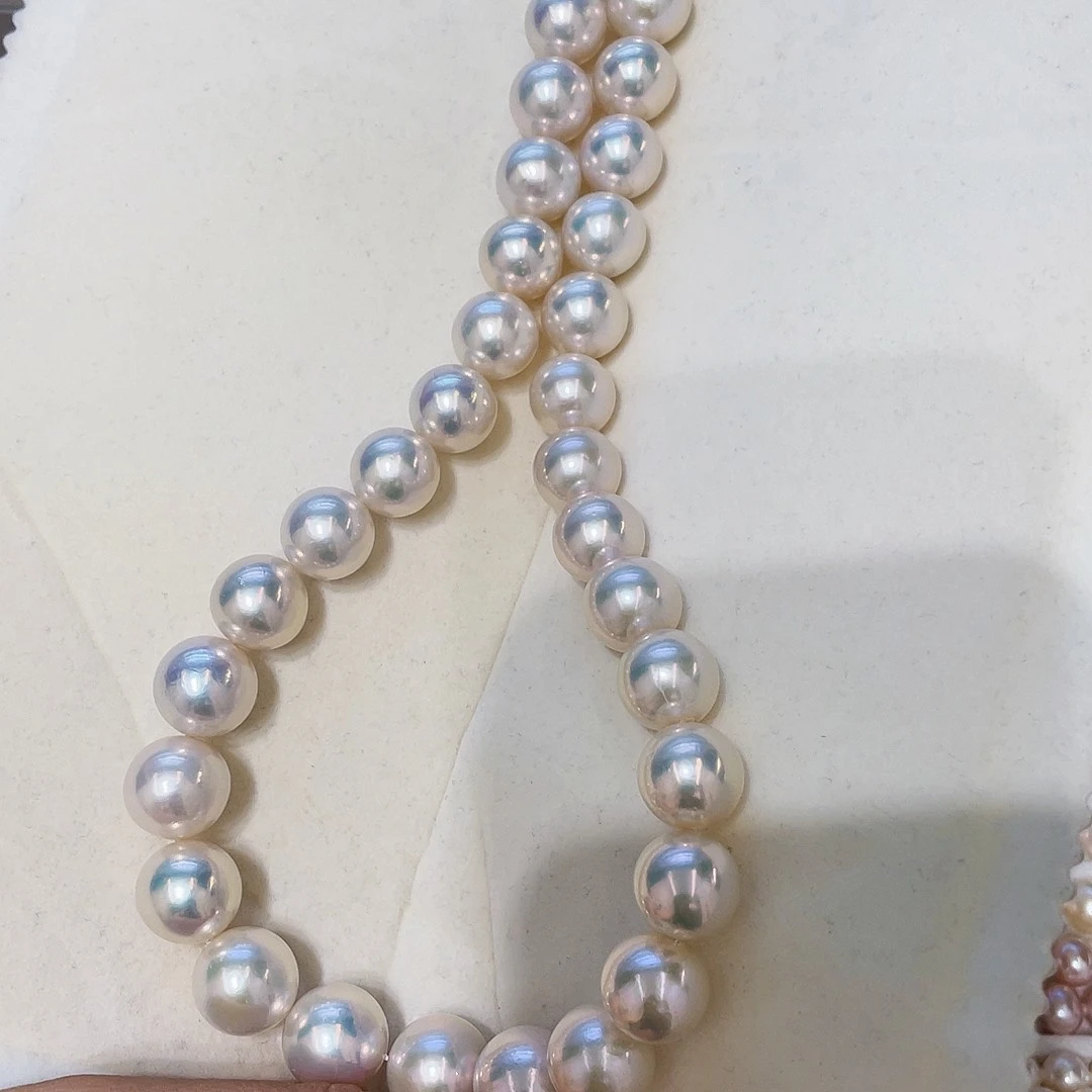 淡水珍珠银S925镶嵌颈饰睿*