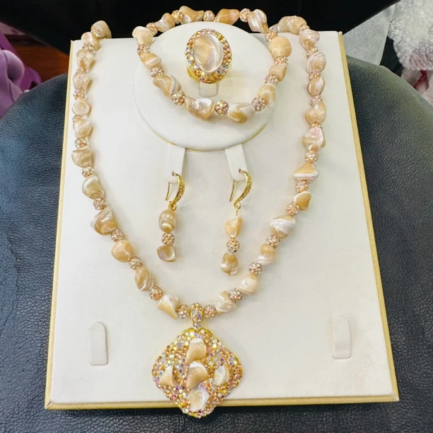 铜合金项链 3038号新款个性项链耳环戒指手链