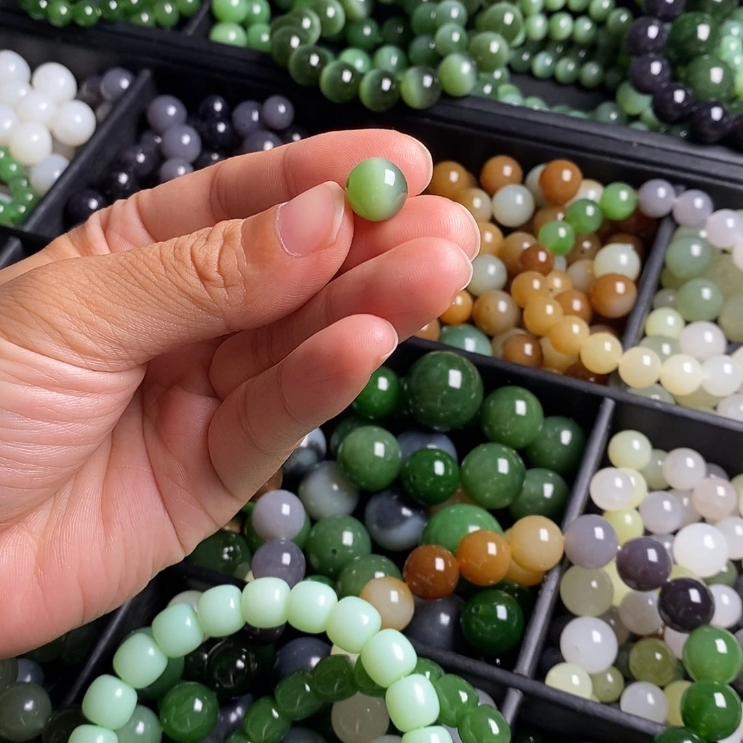 和田玉（碧玉）未镶嵌珠宝半成品