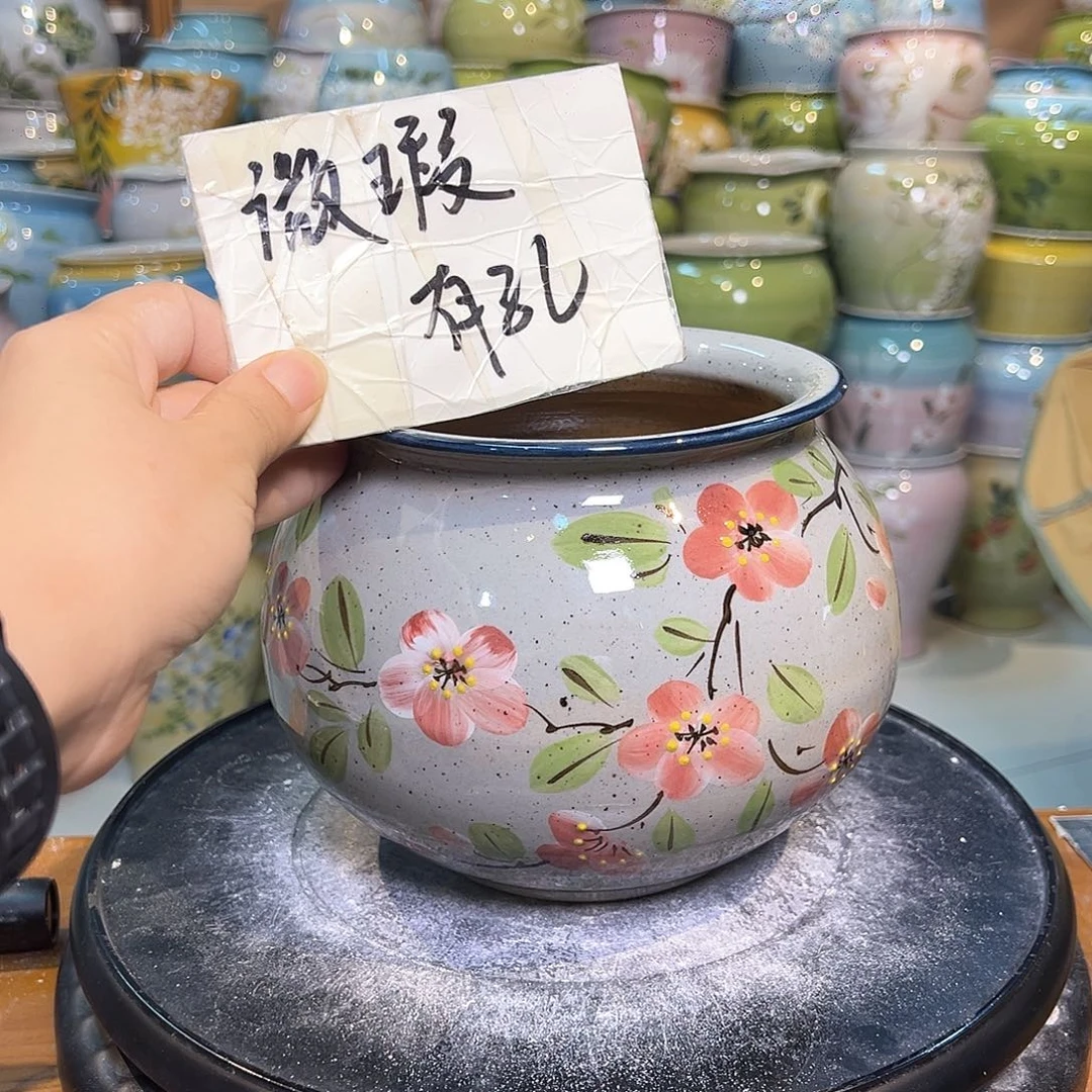 景德镇陶瓷花盆花器微瑕693