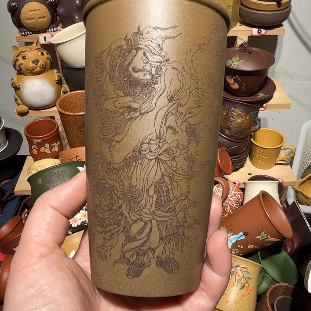 紫砂茶杯宜兴紫砂主人杯