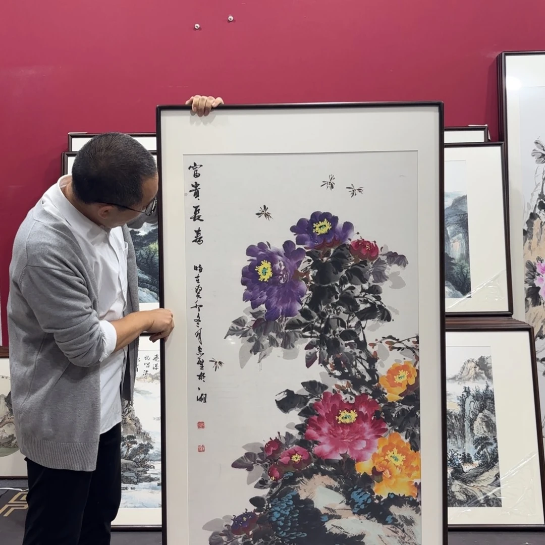 国画手绘作品160/80