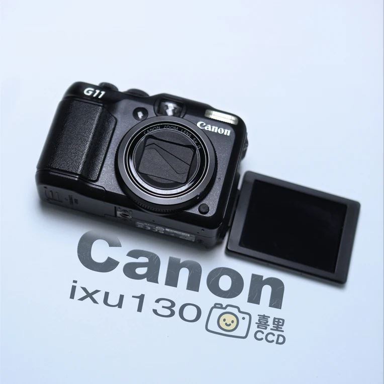 95新 Canon/佳能 G11原盒黑网红机1000万像素5倍光学变焦