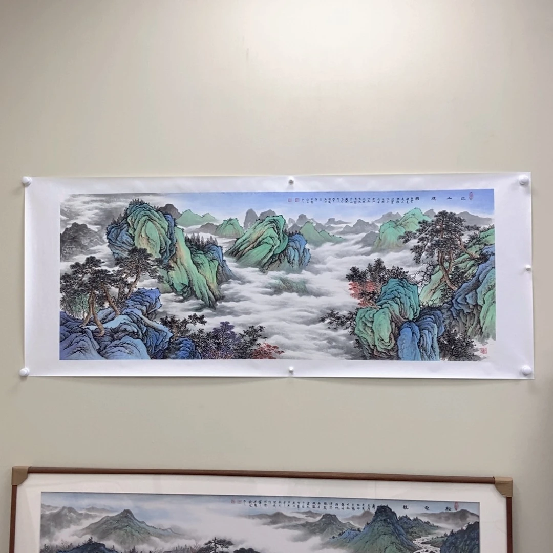 杨***进国画黄开前小六尺精品佳作