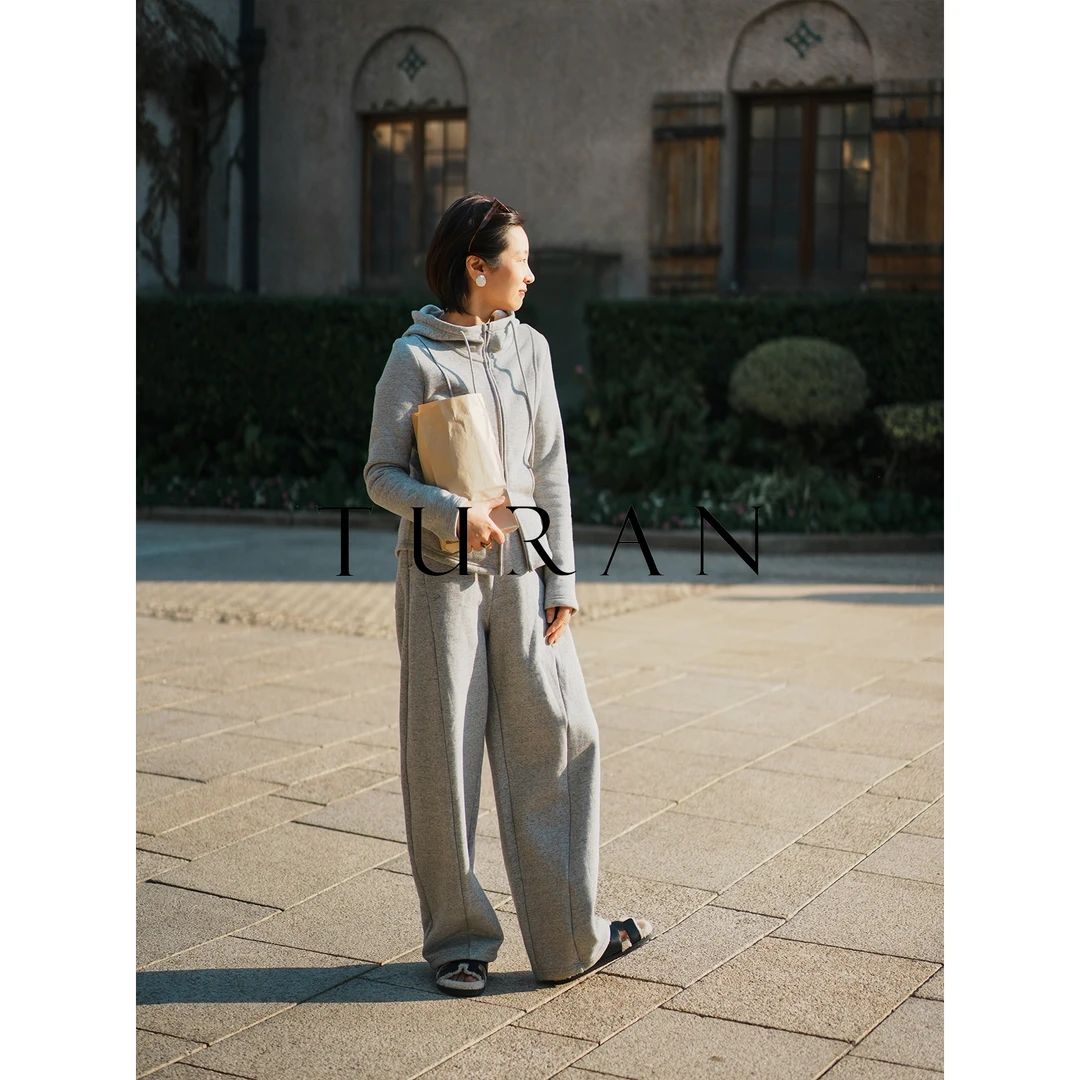 雪花酥套装加绒加厚暖暖棉质卫衣卫裤时尚休闲百搭秋冬TRZY1217