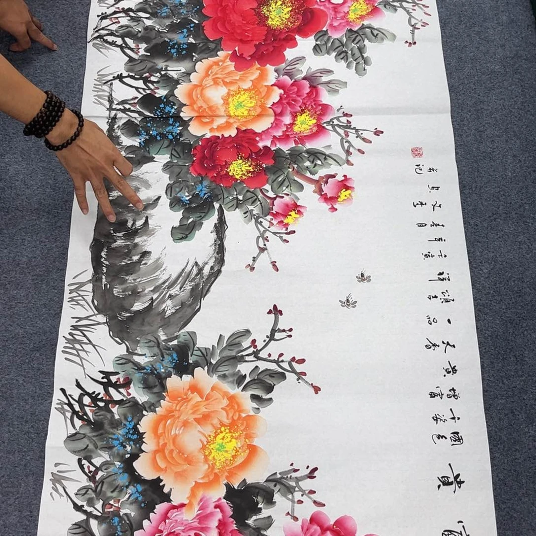 国画宣纸国画纯手绘作品