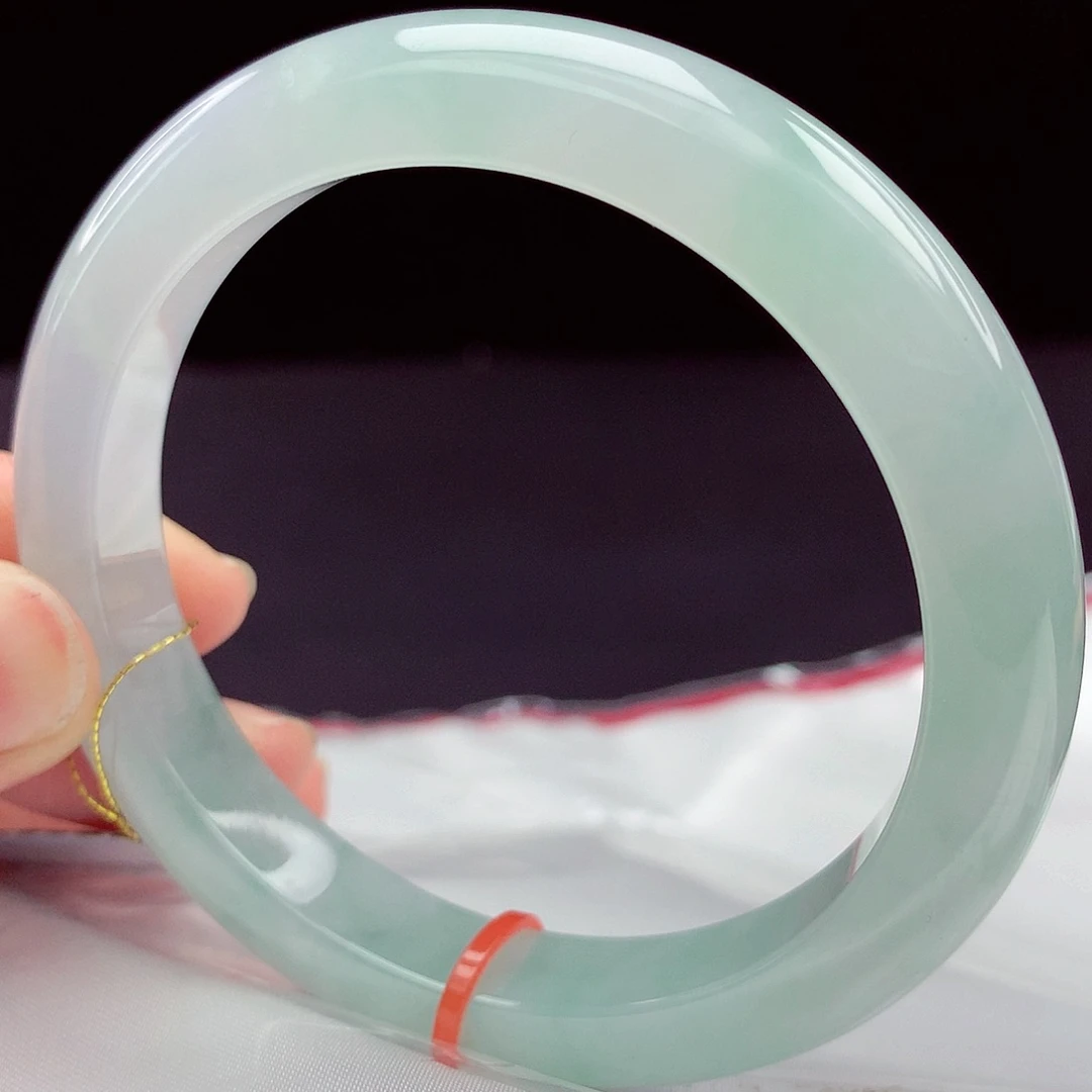 翡翠未镶嵌手镯57圈170