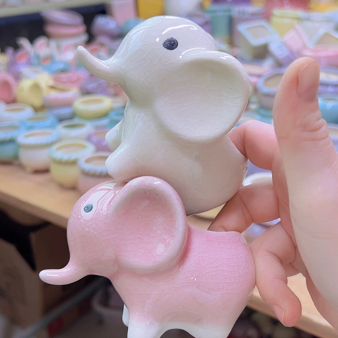 陶瓷花盆当场满12包邮