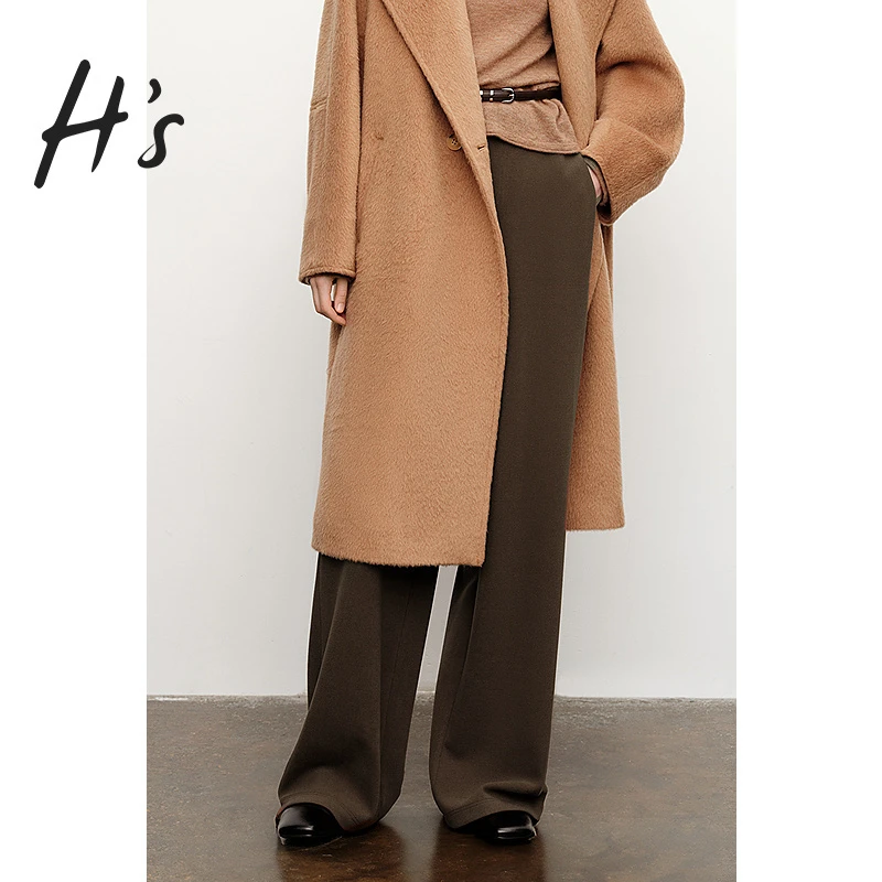 【赵老板专属2119】H'S直筒休闲裤女修身垂裤子112411212119